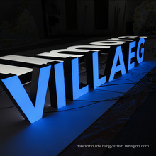 Factory Price Fabricated Wall Mounted Led Commercial Shop Acrylic Sign Letters